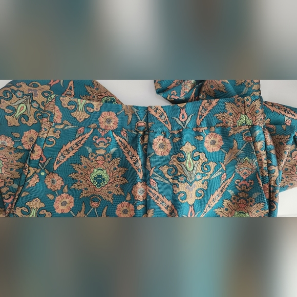 BNWT Anthropologie Maeve Jacquard Pants, Size XS - Picture 3 of 9